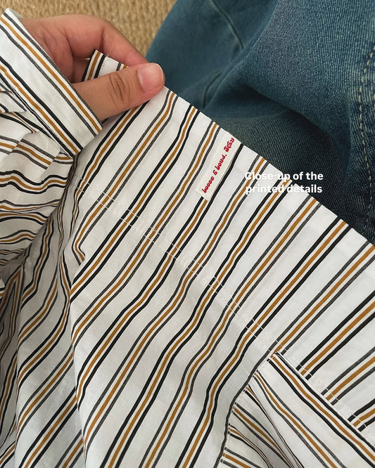 Future Pop ‘00s Striped Button-Down