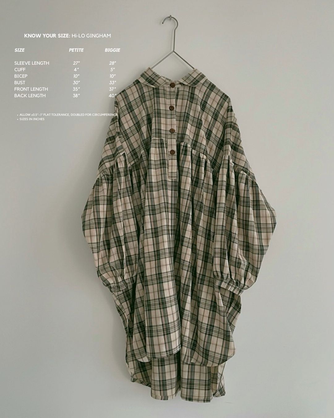 Pandan Hi-Lo Gingham