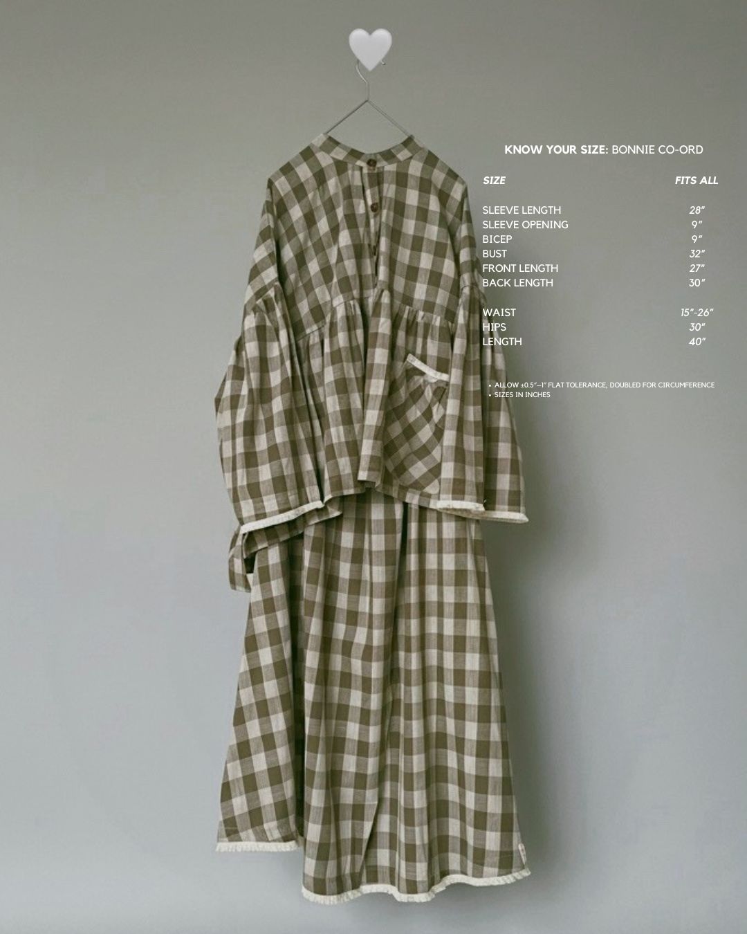 Boho Green Bonnie Co-ord