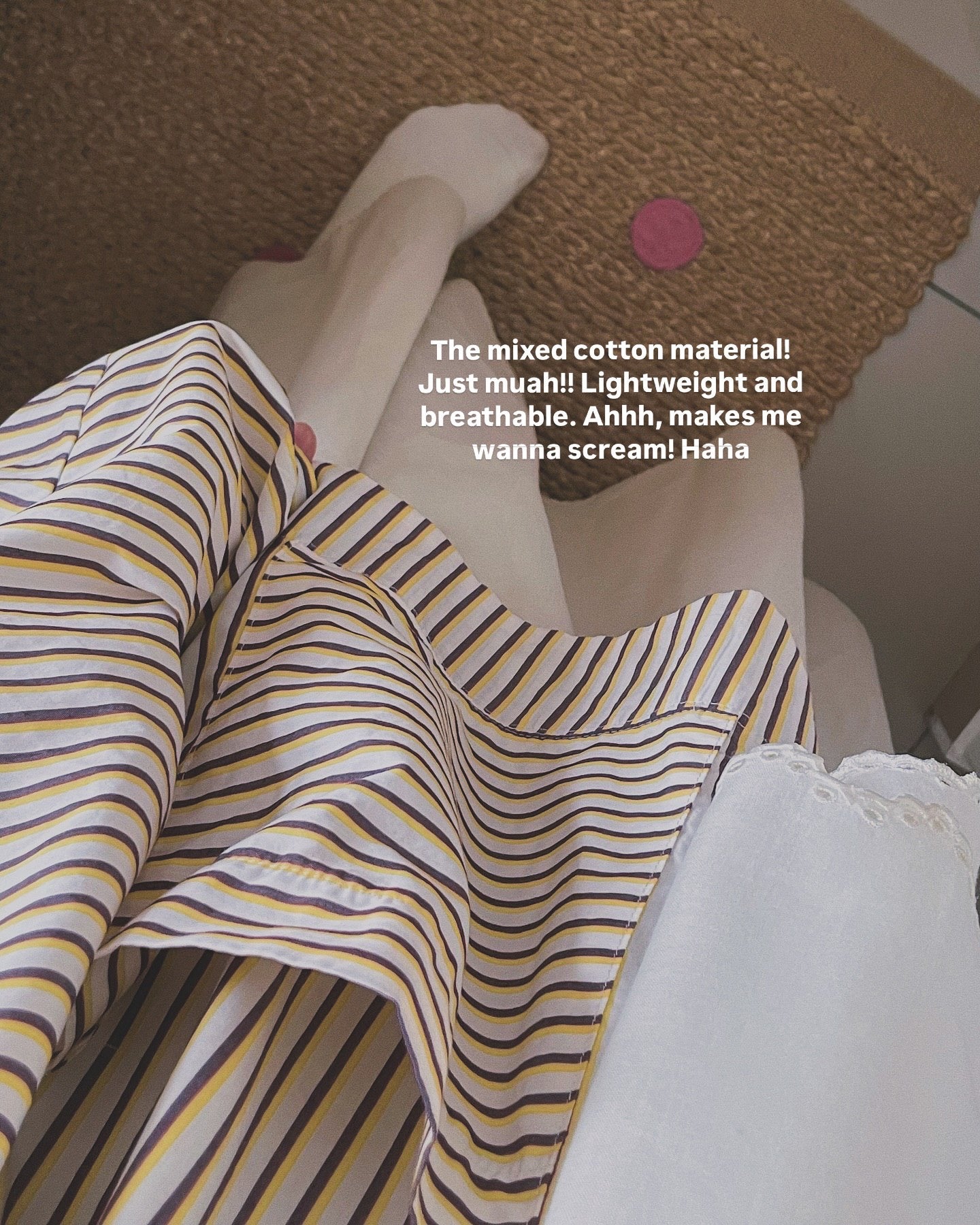 The Neon ‘80s Striped Button-Down