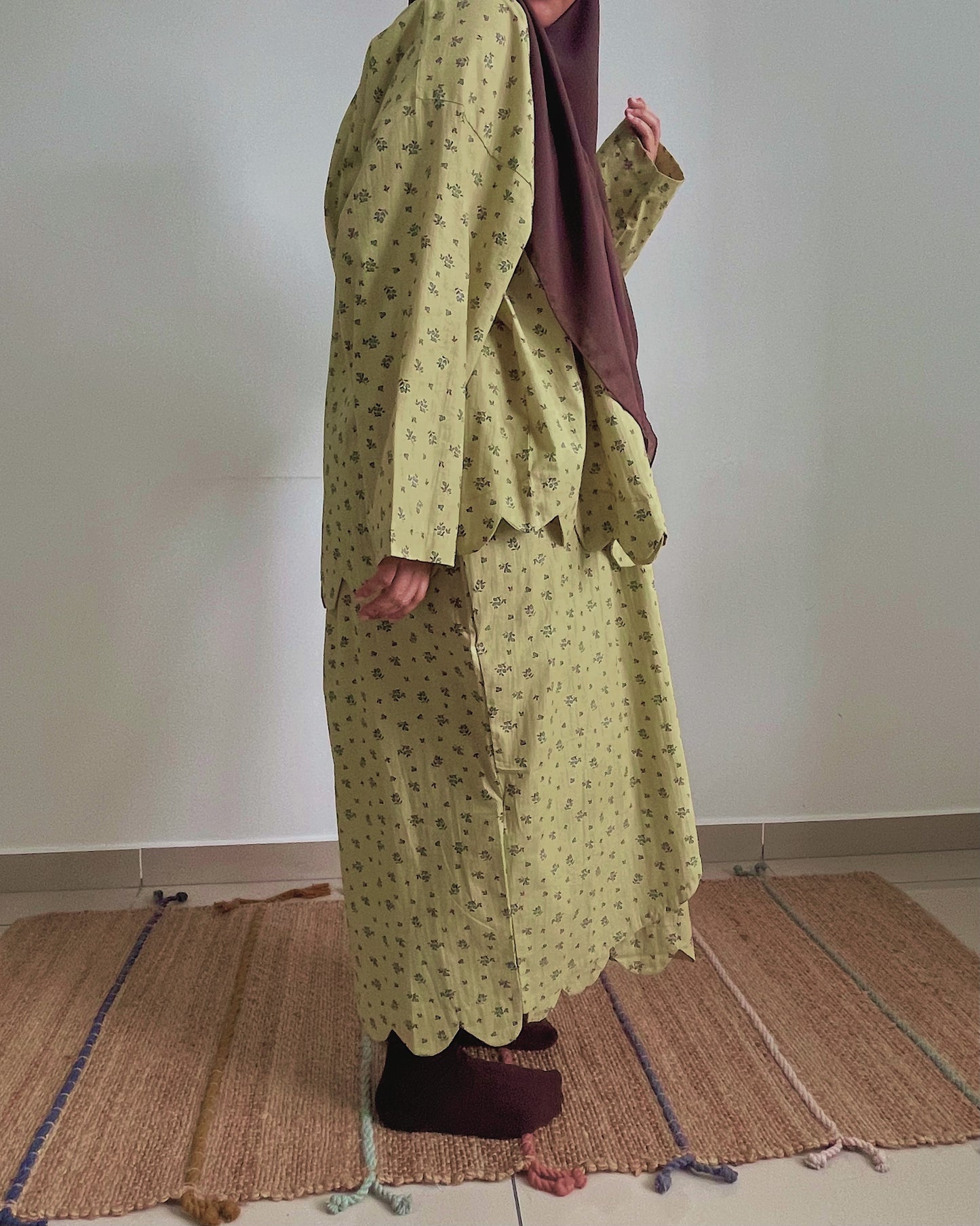 HATISAMA ‘26: Dedek Kedah Kurung Set in Sireh Wangi