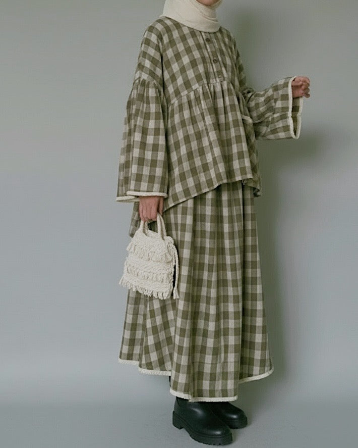 Boho Green Bonnie Co-ord