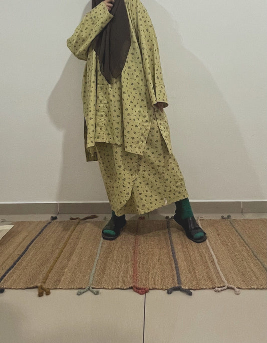 HATISAMA ‘26: Teh Loose Kurung Set in Sireh Wangi