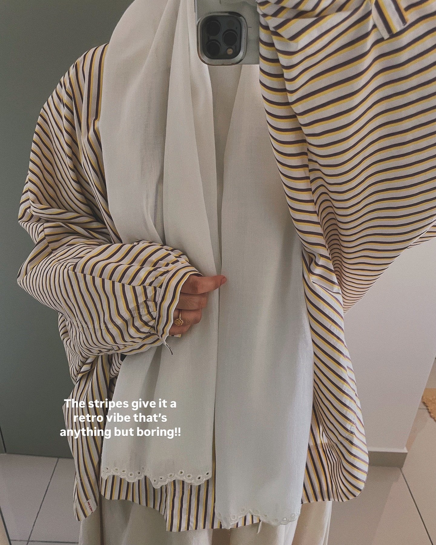 The Neon ‘80s Striped Button-Down