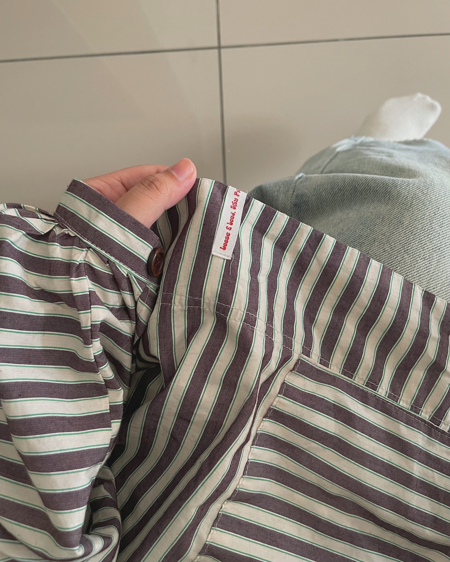 (As-Is) Funk Era ‘70s Striped Button-Down