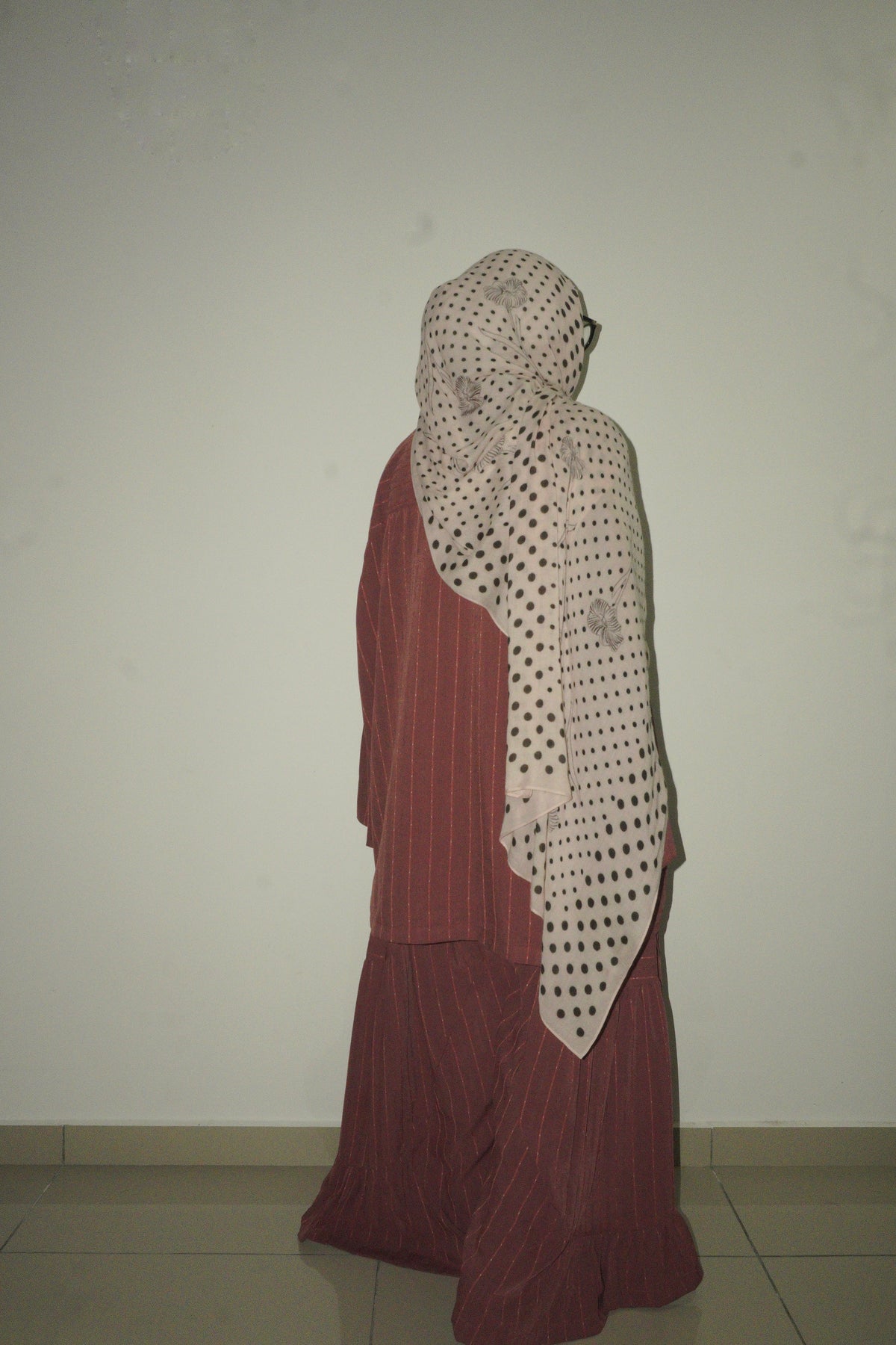 Sarai Gathered Top in Plum