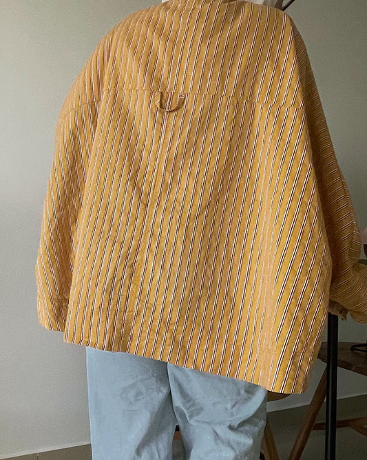 Retro Wave ‘90s Striped Button-Down