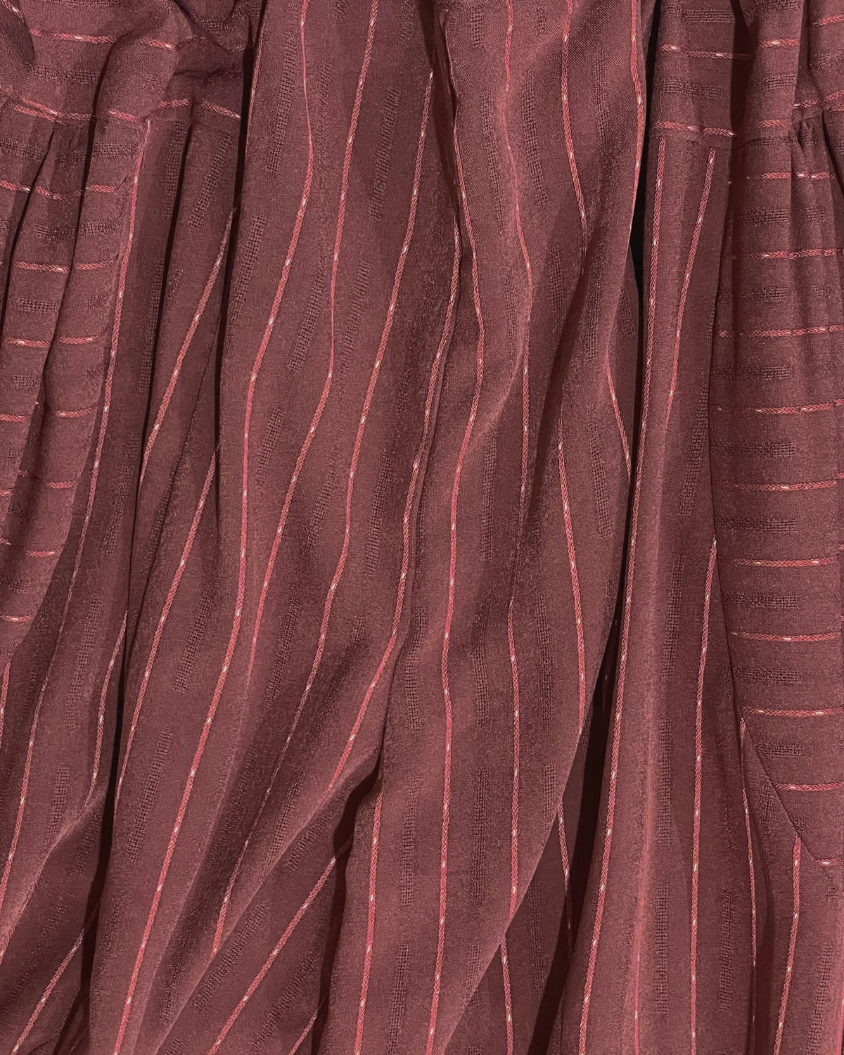 Sarai Tiered Flare Pants in Plum