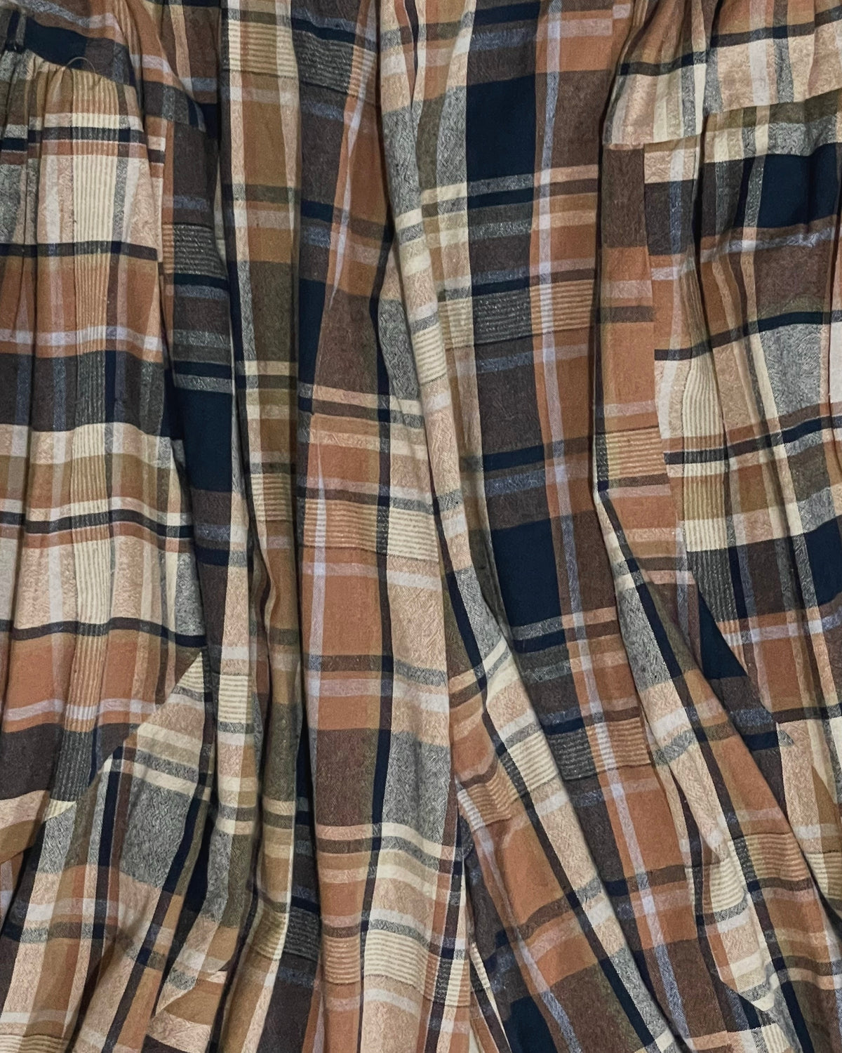 Sarai Tiered Flare Pants in Tartan