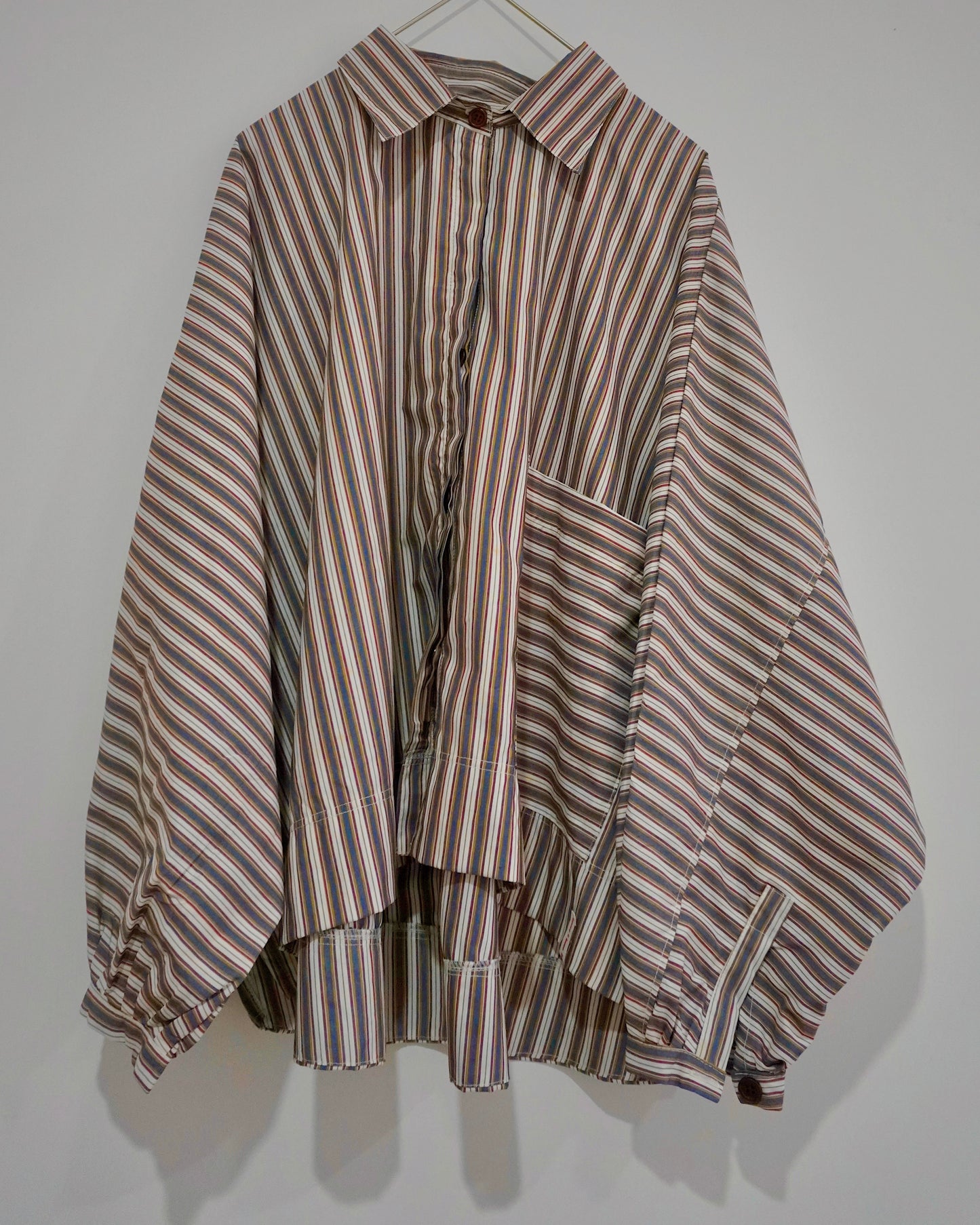 (As-Is) The Mod ‘60s Striped Button-Down