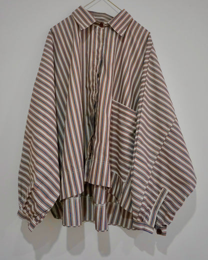 (As-Is) The Mod ‘60s Striped Button-Down