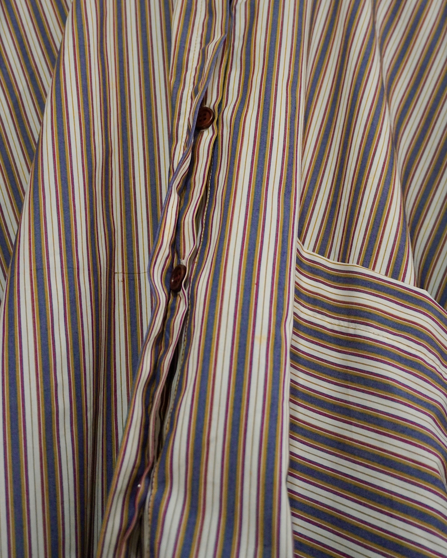 (As-Is) The Mod ‘60s Striped Button-Down
