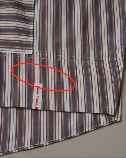 (As-Is) The Mod ‘60s Striped Button-Down