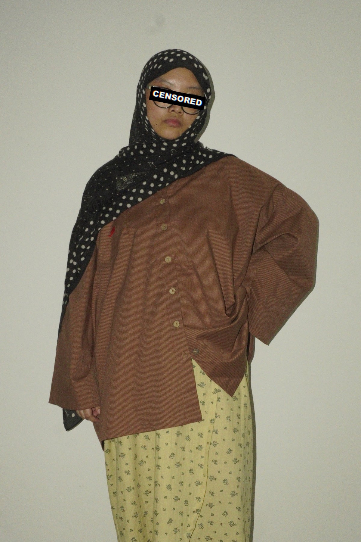 Sarai Gathered Top in Biscuit